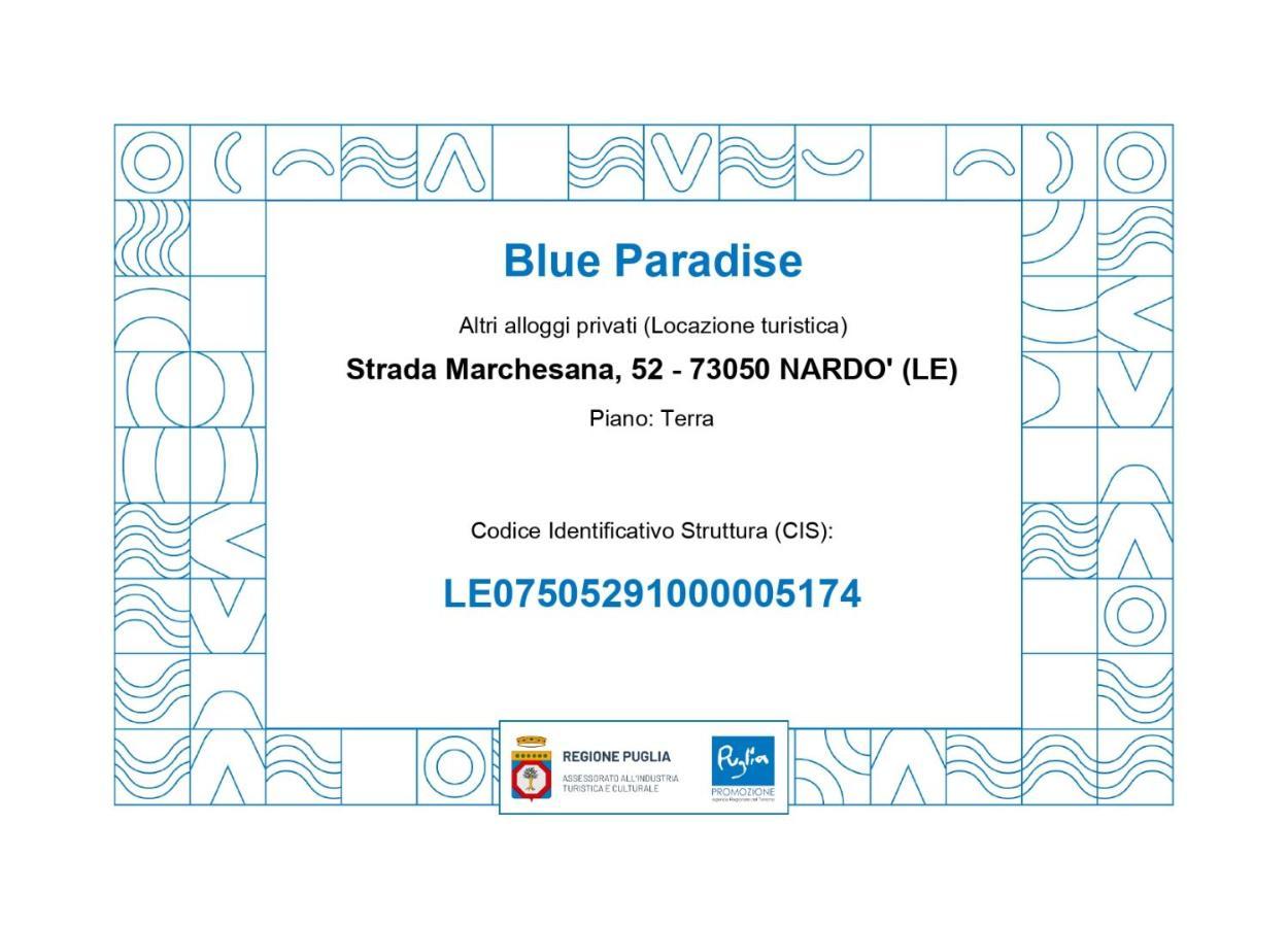 Blue Paradise Santa Maria al Bagno Zewnętrze zdjęcie